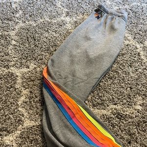 Aviator Nation Five Stripe Pants Joggers XL